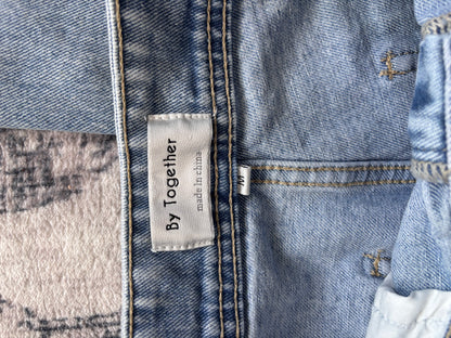 By Together Light Wash Wide Leg Jeans | Sz Medium (about sz 27)
