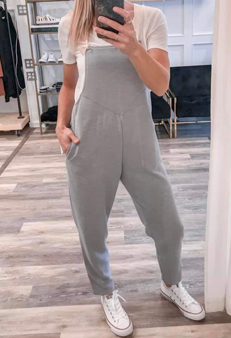 Jackson Rowe Light Blue/Grey Jumpsuit | Sz XS (Fits a sz Small)(F67P3)