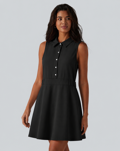 Halara Black Golf Dress (with shorts) NWT | Sz Large