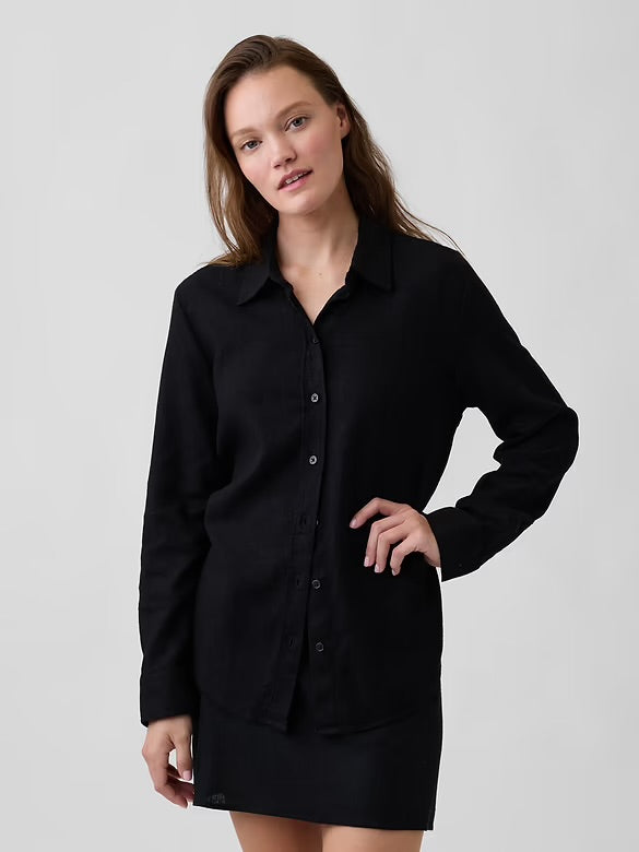 Gap Linen Blend The Easy Shirt | Sz Small