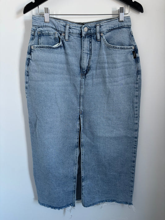Silver Jeans Denim Midi Skirt | Sz 27 (J113L9)