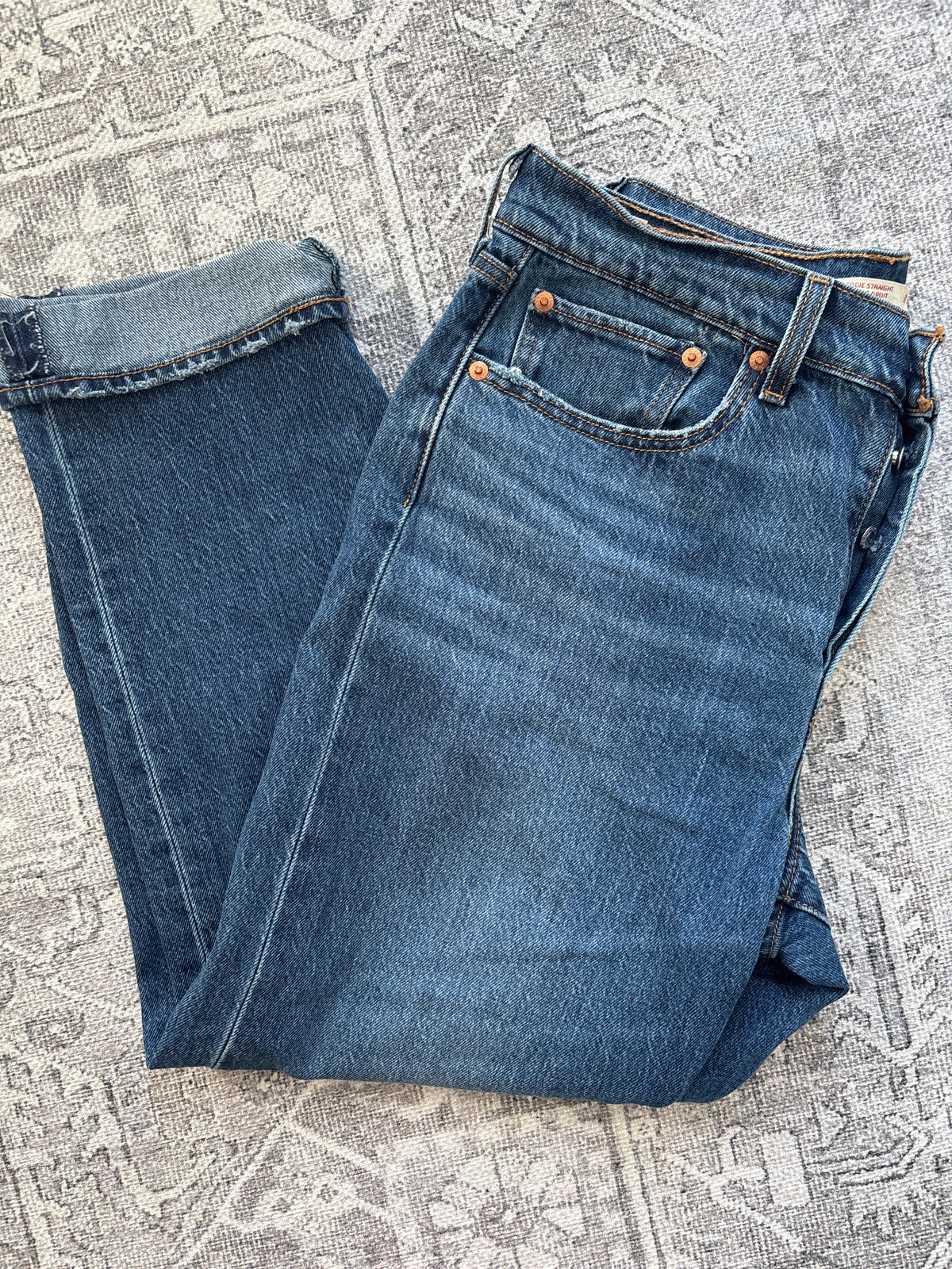 Levi's Wedgie Straight Ankle Jeans | Sz 30 (1% elastane, fits 28/29)