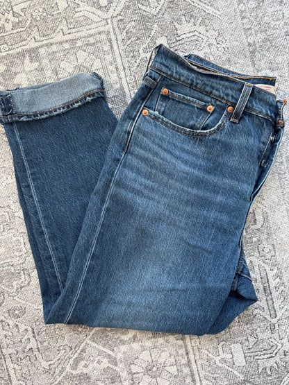 Levi's Wedgie Straight Ankle Jeans | Sz 30 (1% elastane, fits 28/29)