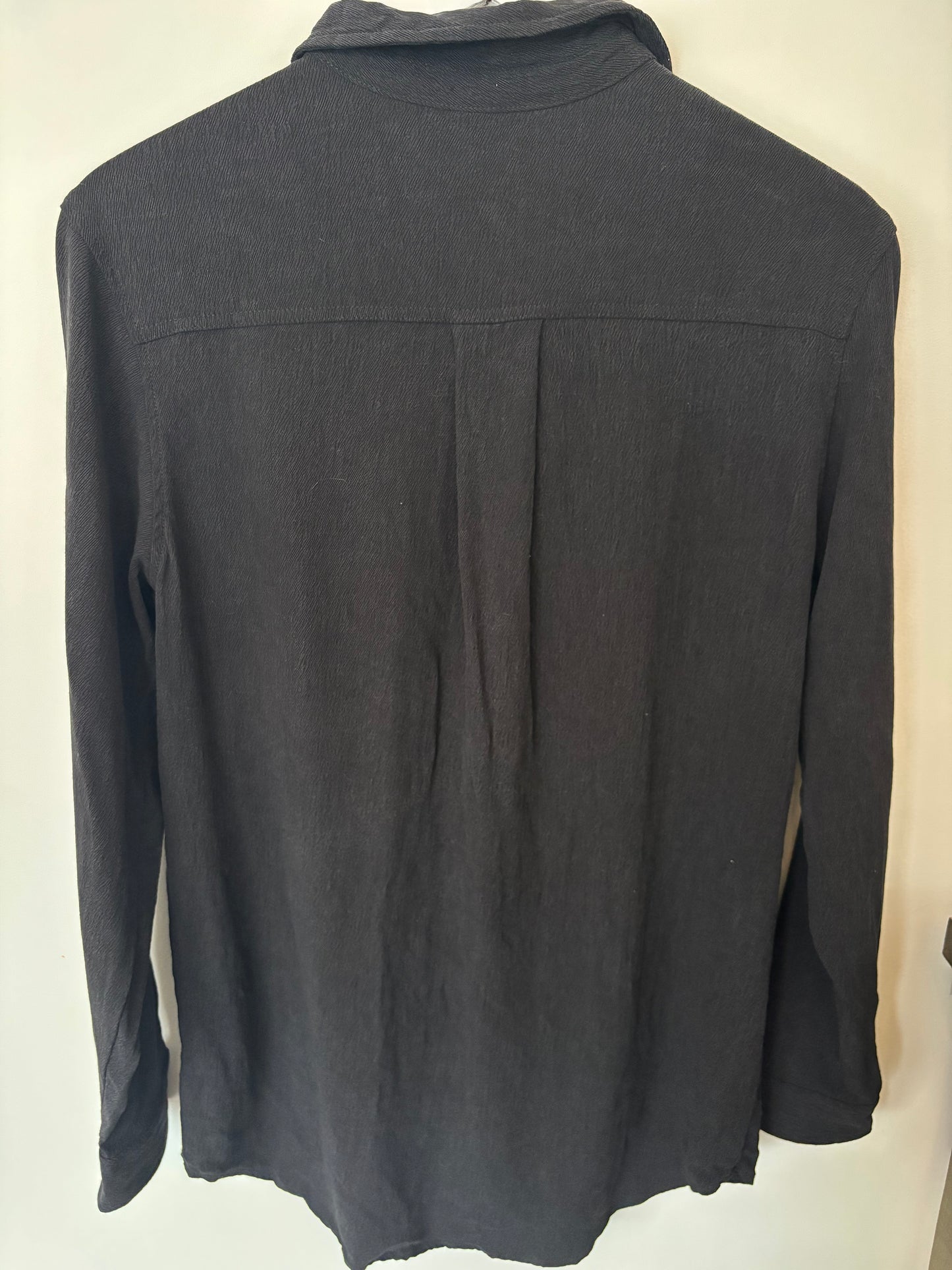 Gentle Fawn Orbison Button Down Black Top | Sz Small