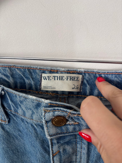 Free People Good Luck Barrel Jeans | Sz 26 (would fit 27 too)