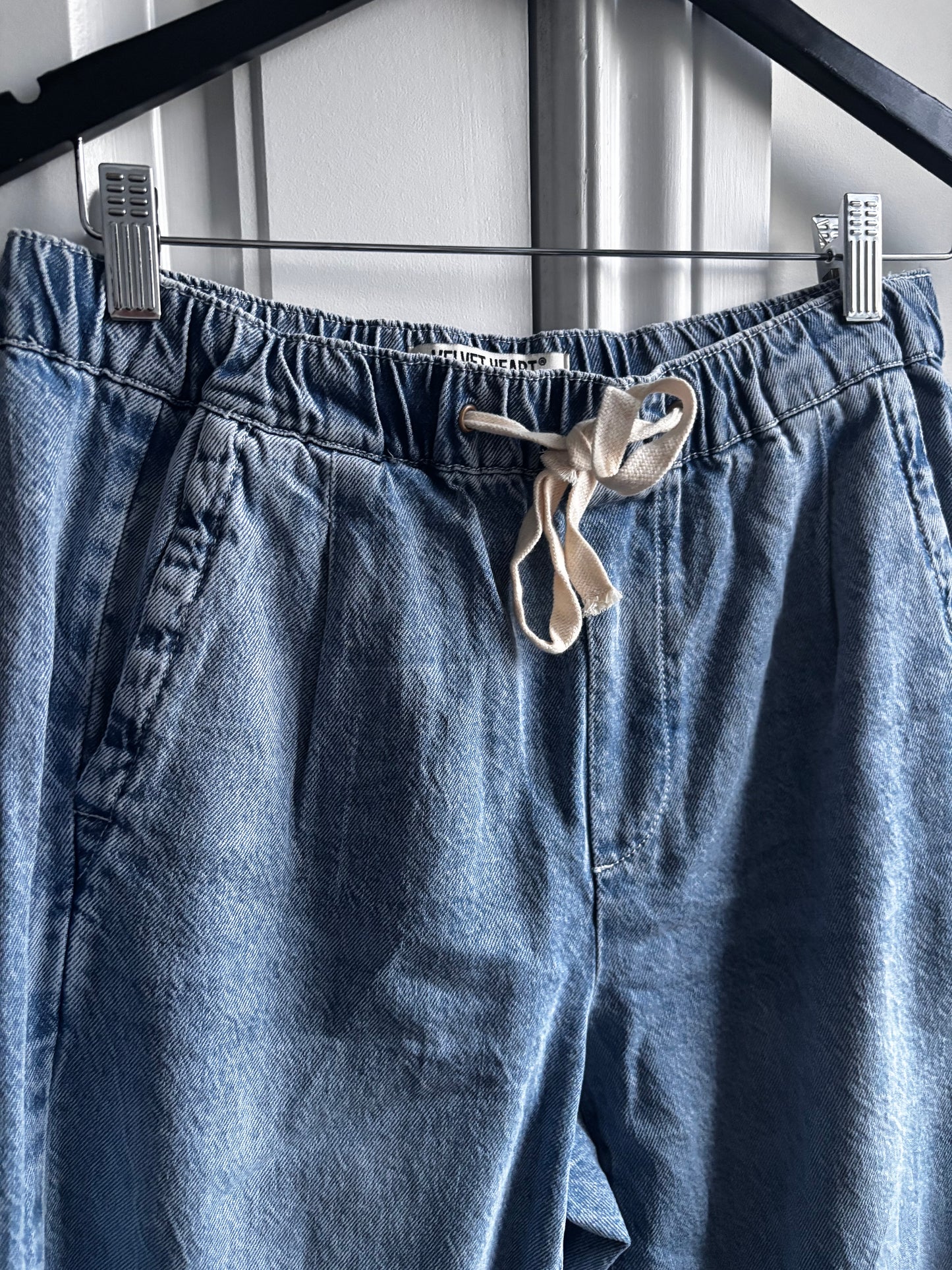 Velvet Heart Denim Barrel Leg Joggers | Sz Small