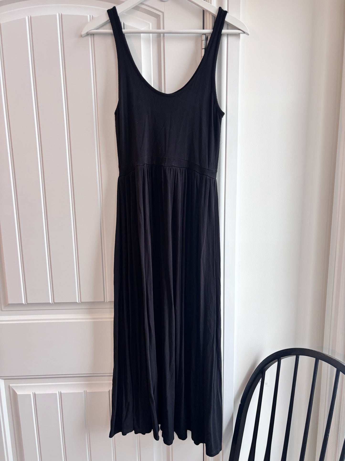 Be You Black Rayon Maxi Dress | Sz Small
