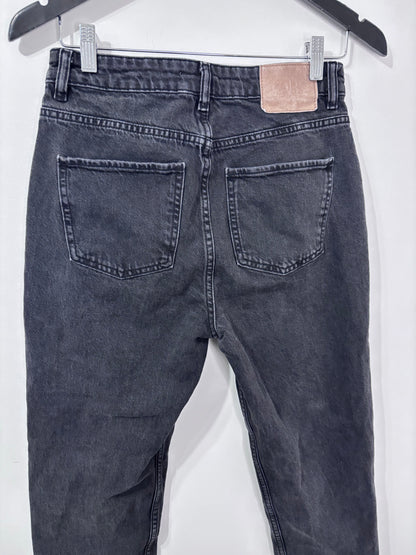 Zara Black Straight Leg Denim | Sz 8 / 29 (fit like 28)