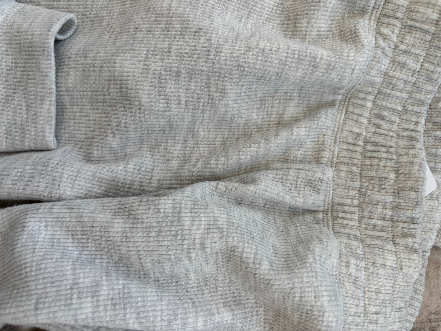 Jockey Grey Ribbed Sweatset | XS Oversized (O50M10)