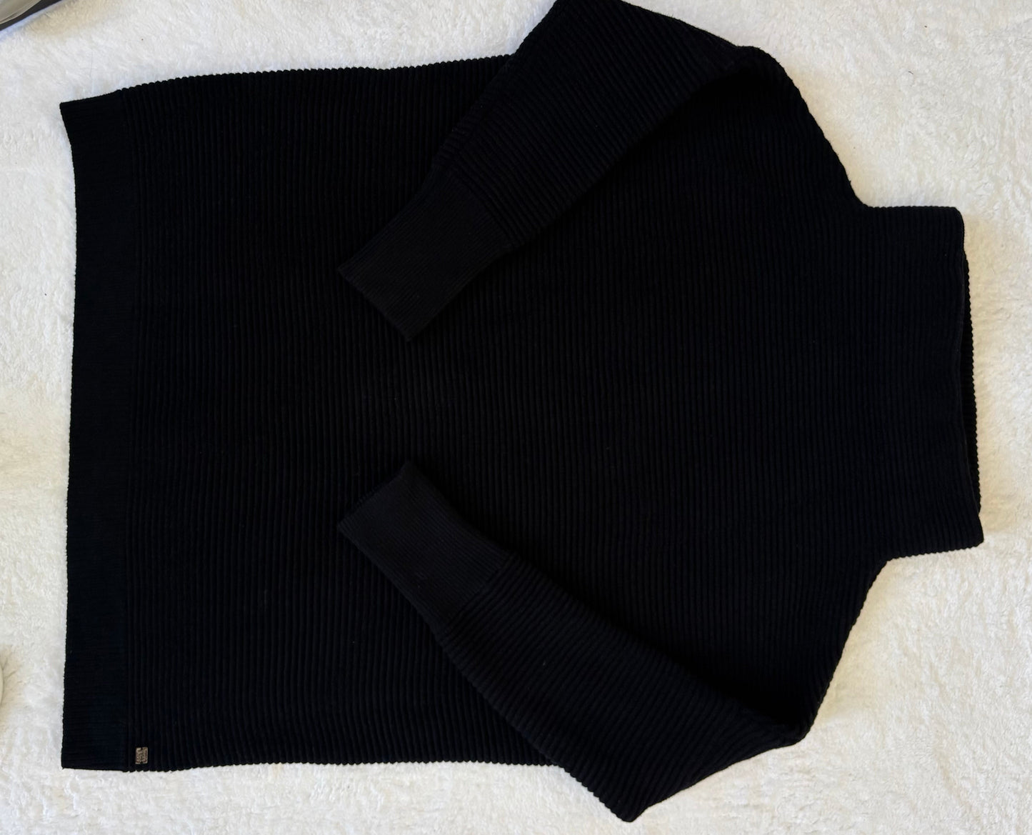 Monk & Lou Kinley Ribbed Tunic Sweater | Small (O90P3)