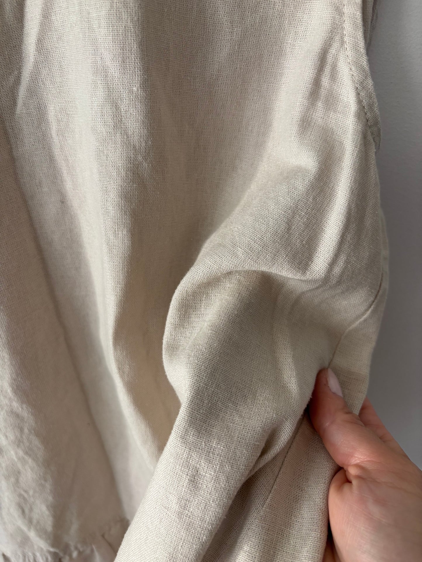 Charlie Paige Linen Tank | Sz Small (oversized)