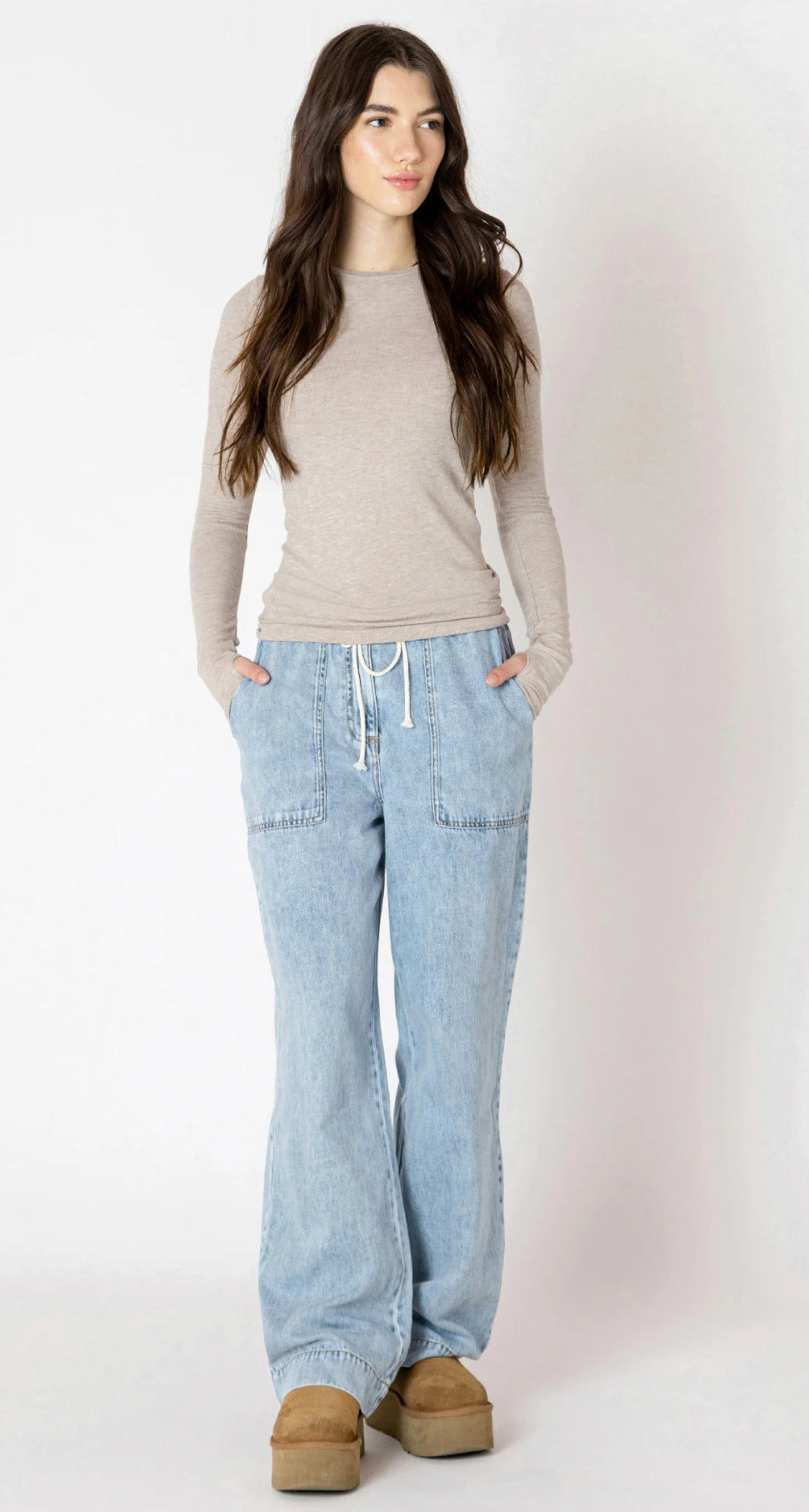 Dex Wide Leg Soft Pants | Small