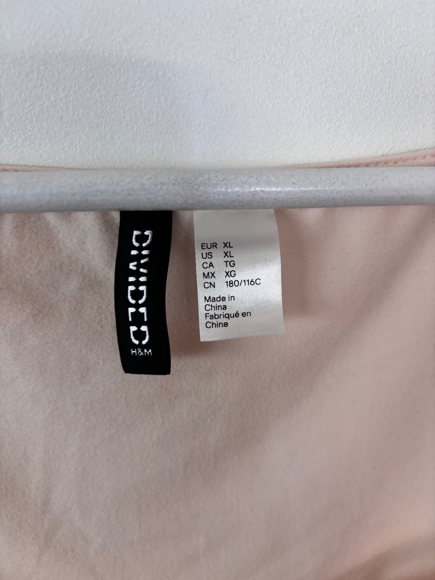 H&M Scoopneck Beige Bodysuit | Sz XL