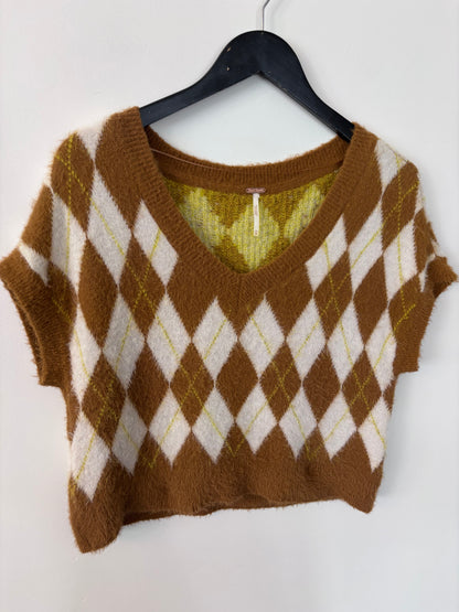 Free People Through the Motions Vest | Sz XS oversized