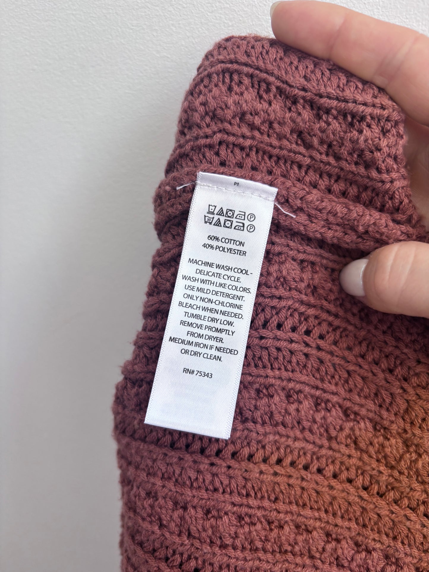 Rachel Zoe Brown Knit Sleeveless Sweater | Sz Medium (CS46A7)