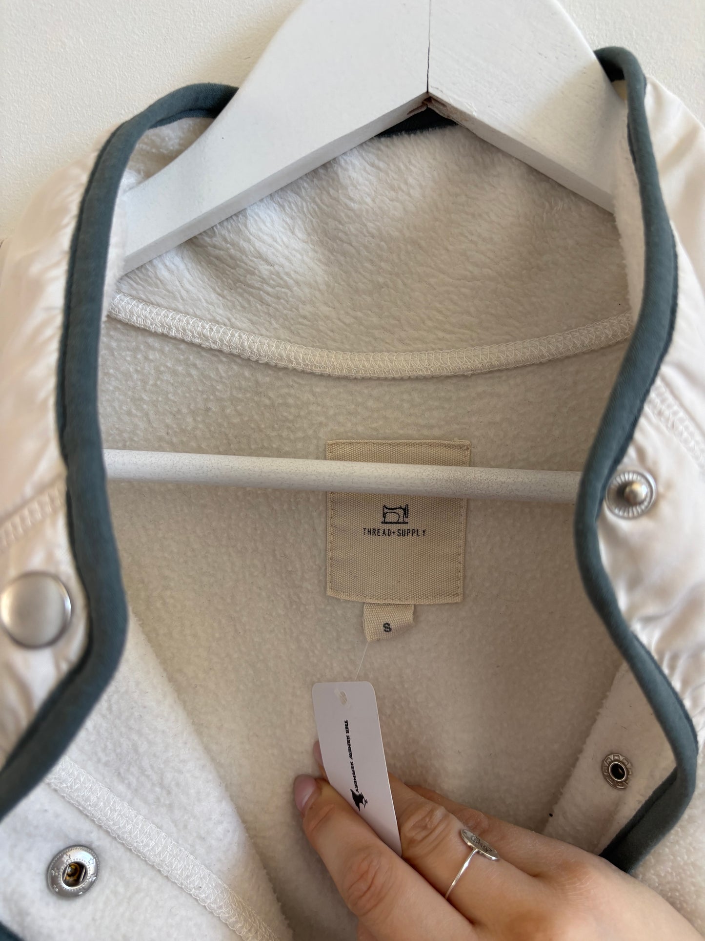 Thread Supply Tomey Fleece Snap Up Jacket | Small (O58M10)