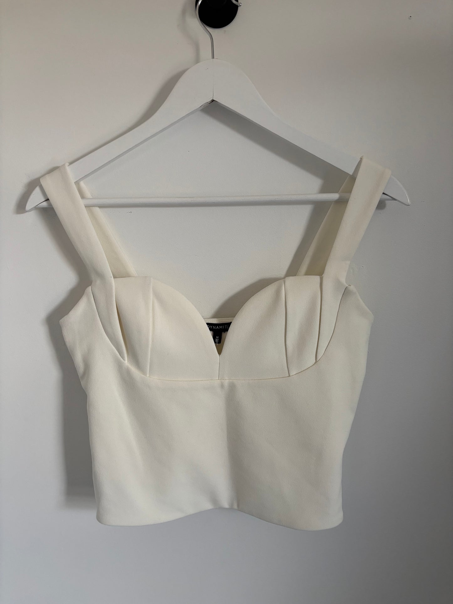 Dynamite Sweetheart Top I Marshmallow | Medium (OC05D2)