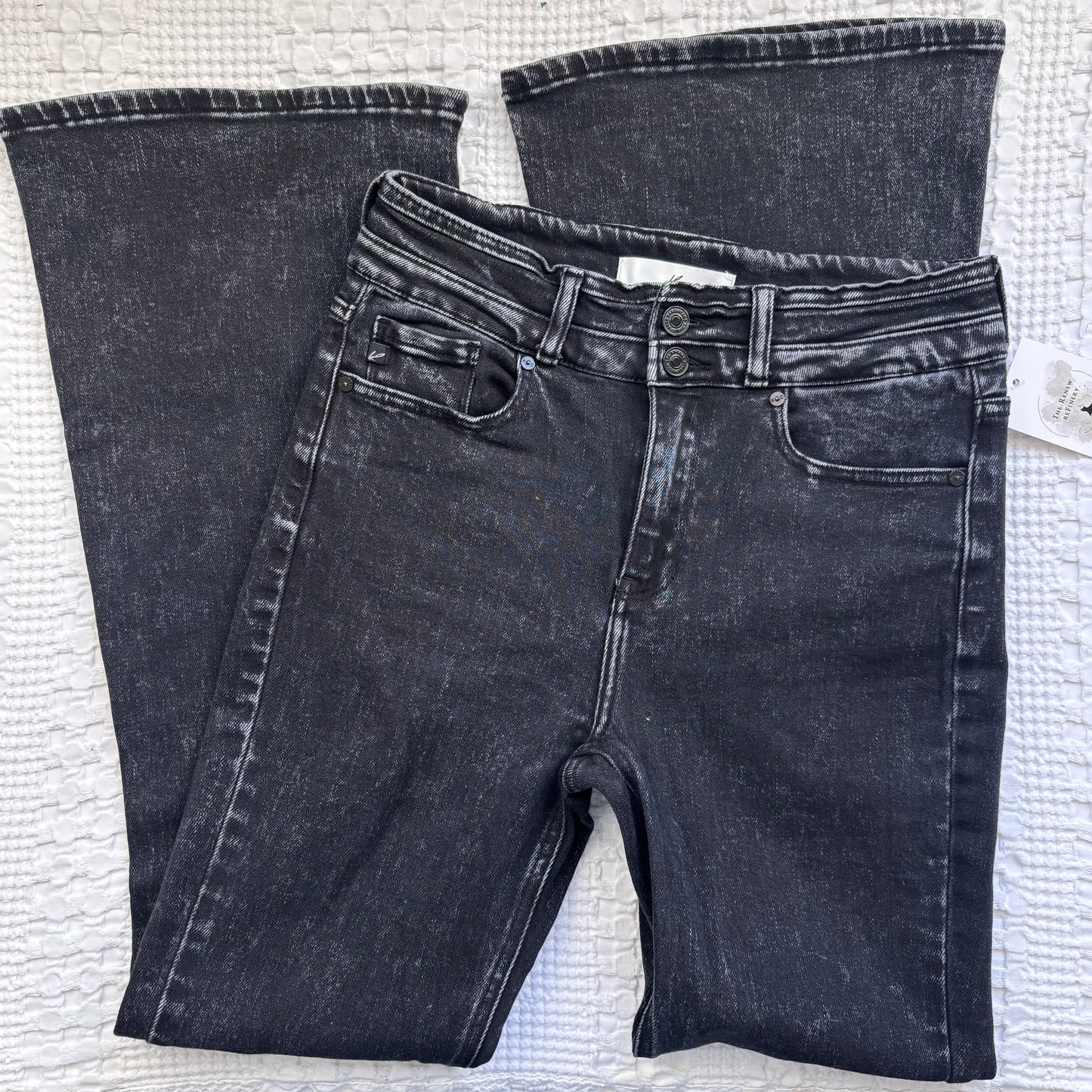Kancan Amirah Ultra High Rise Flare Jeans | Sz 27 (M91L3)