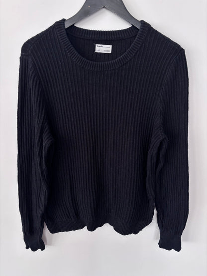 Frank & Oak Ribbed Cotton Crewneck Sweater | Sz Large