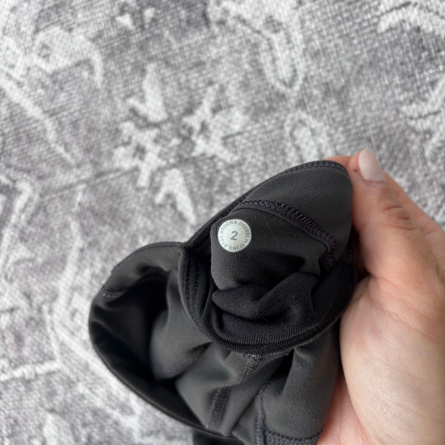 Lululemon Lab Nulu Yoga Tight 25" *Graphic Graphite Grey | Sz 2