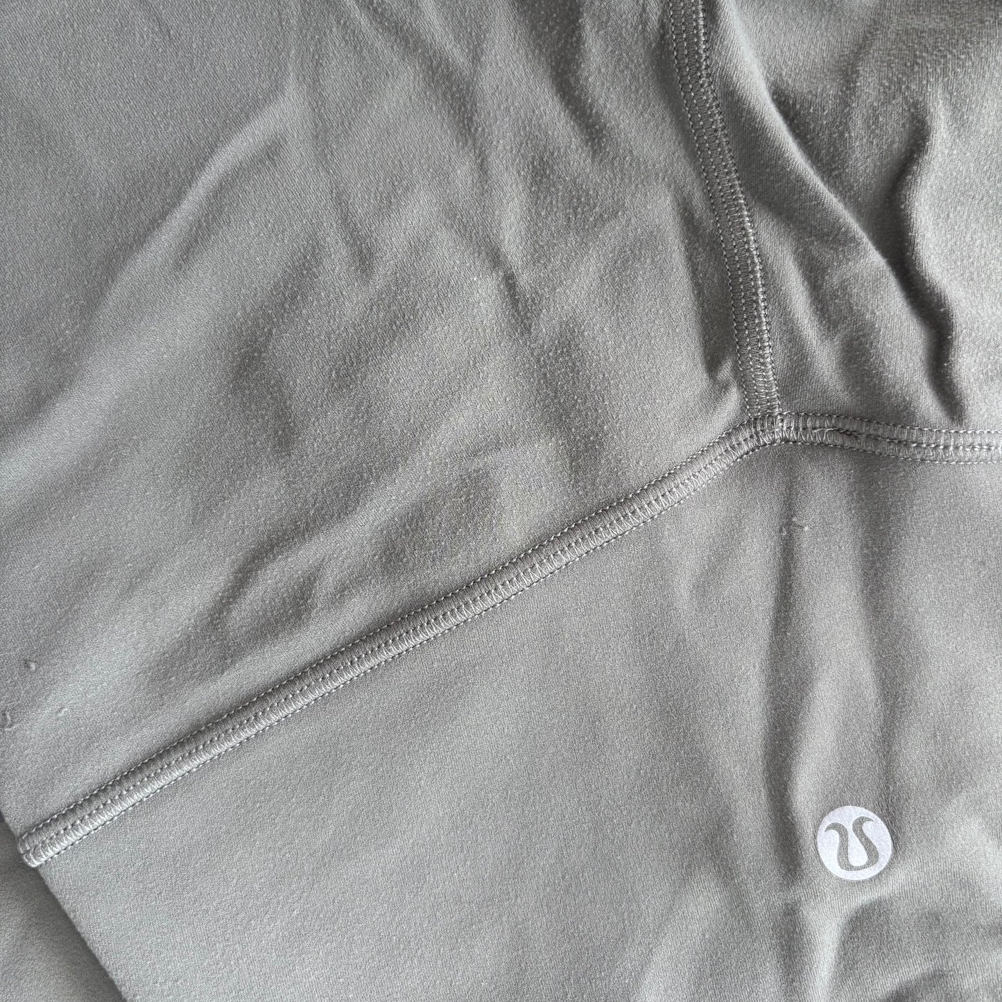 Lululemon Align™ High-Rise Pant 25" *Dark Sage Green* (Oilers Logo) | Sz 2
