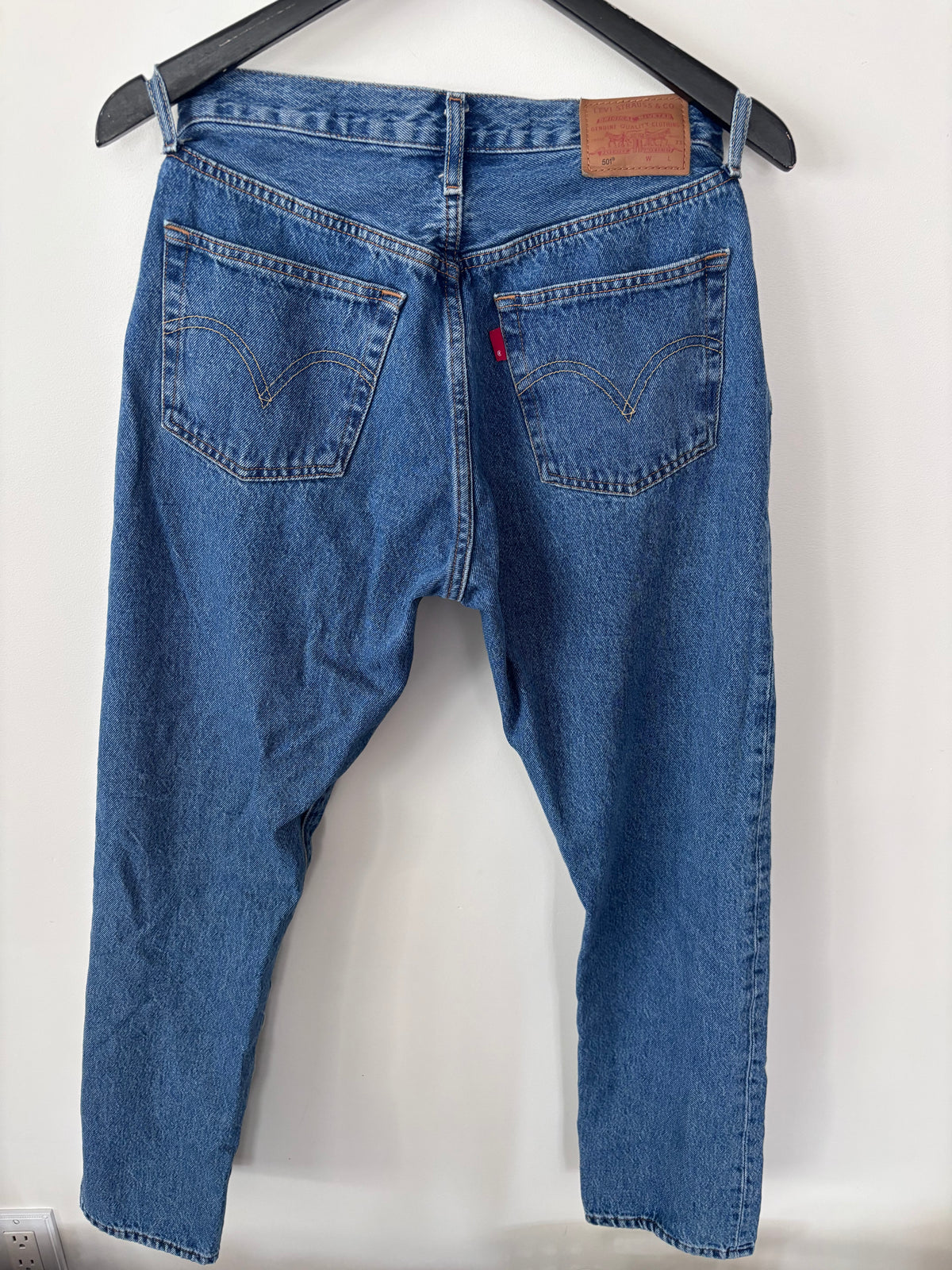 Levi's 501 Medium Blue-wash Jeans | Sz 28 (fits 27/28)