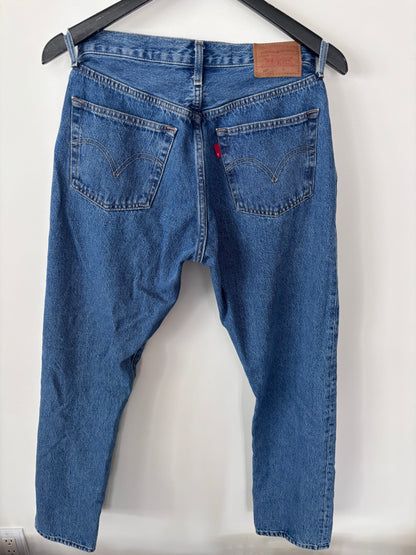 Levi's 501 Medium Blue-wash Jeans | Sz 28 (fits 27/28)