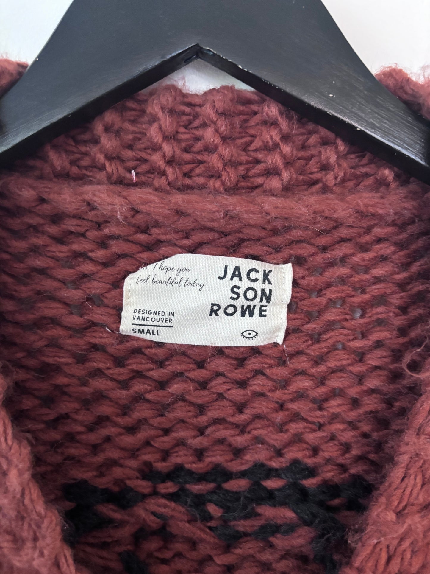 Jackson Rowe I See You Zipper Cardigan | Sz Small (Oversized)