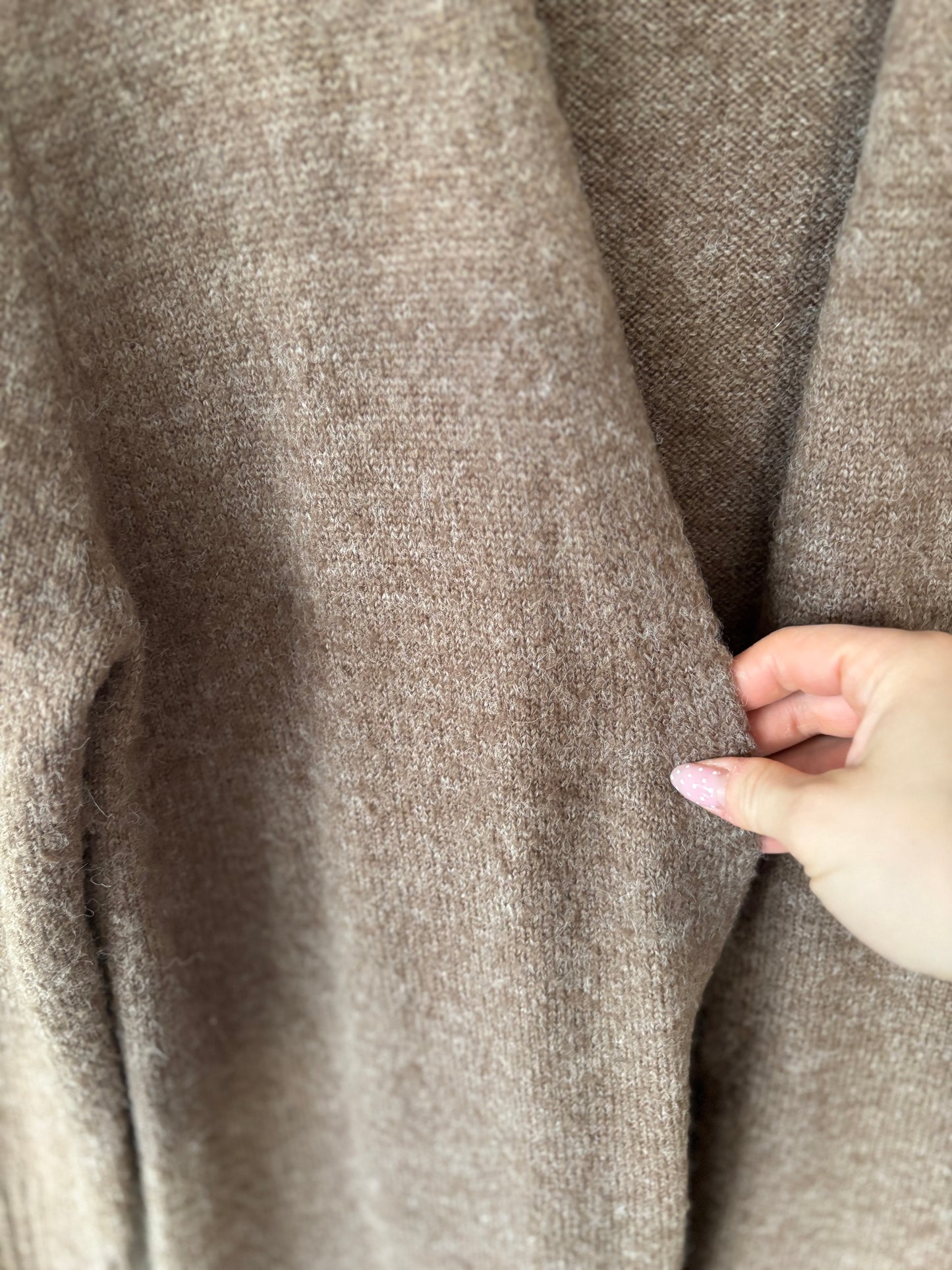 Zara Wool blend Long Open Cardigan | Small (may also fit xsmall) (N118TF2)