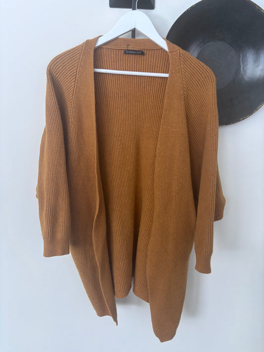 Slouchy Knit Open Cardigan | OS (would fit sz Small - Large) (M11W3)