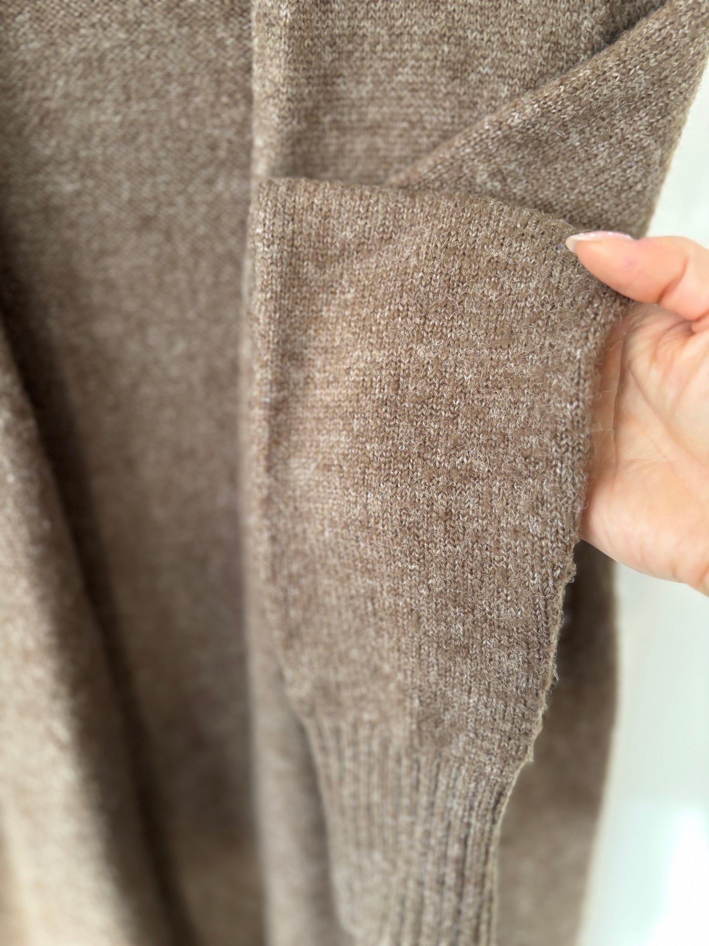 Zara Wool blend Long Open Cardigan | Small (may also fit xsmall) (N118TF2)