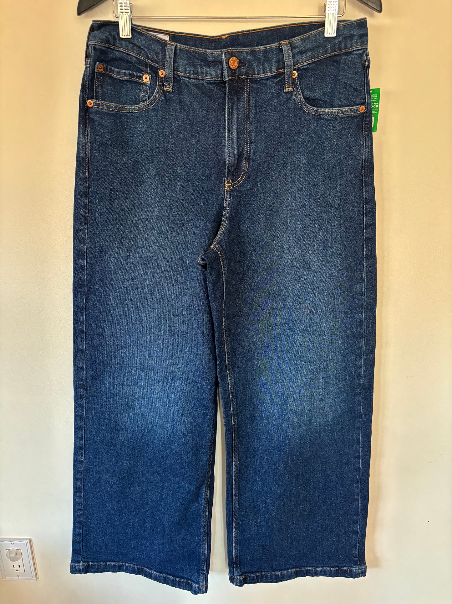 Gap High Rise Stride Dark Wash Denim | Sz 32/14 NWT (N11N18)