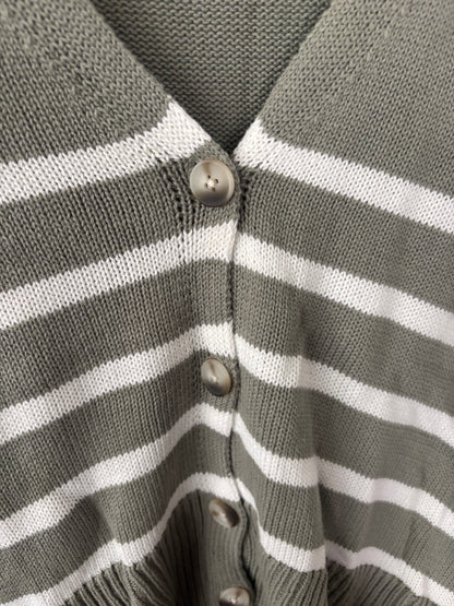 Moon & Madison Striped Oversized Cardigan | Sz Medium (oversized)