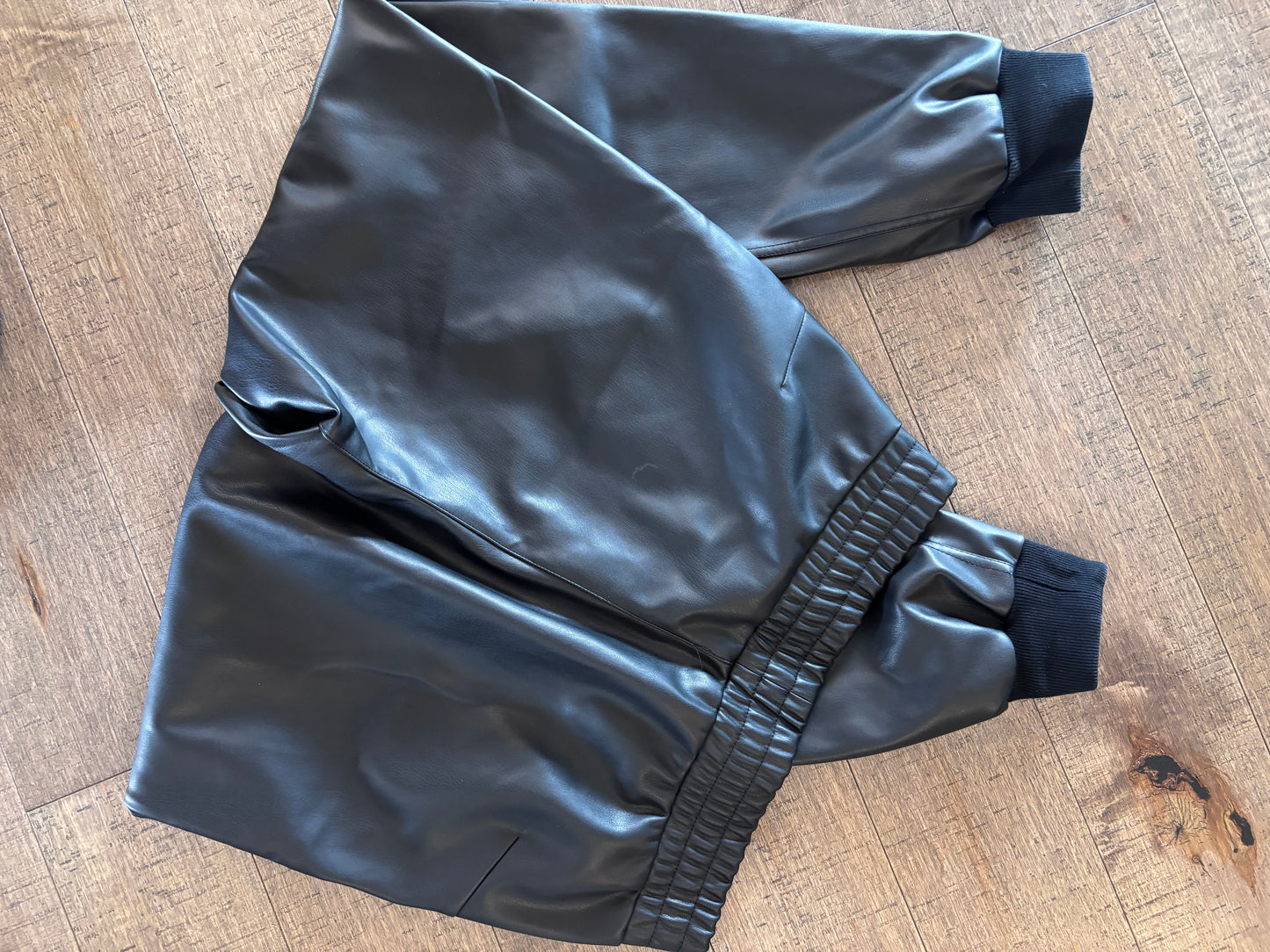 RD Style Bella Vegan Leather Jogger  | Medium