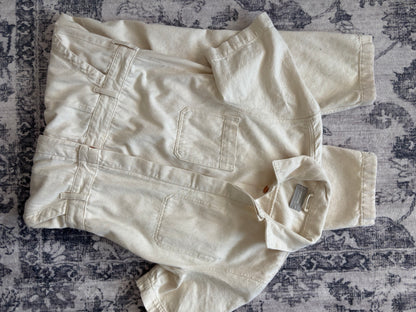 Everlane Short Sleeve Denim Coveralls | Sz 10