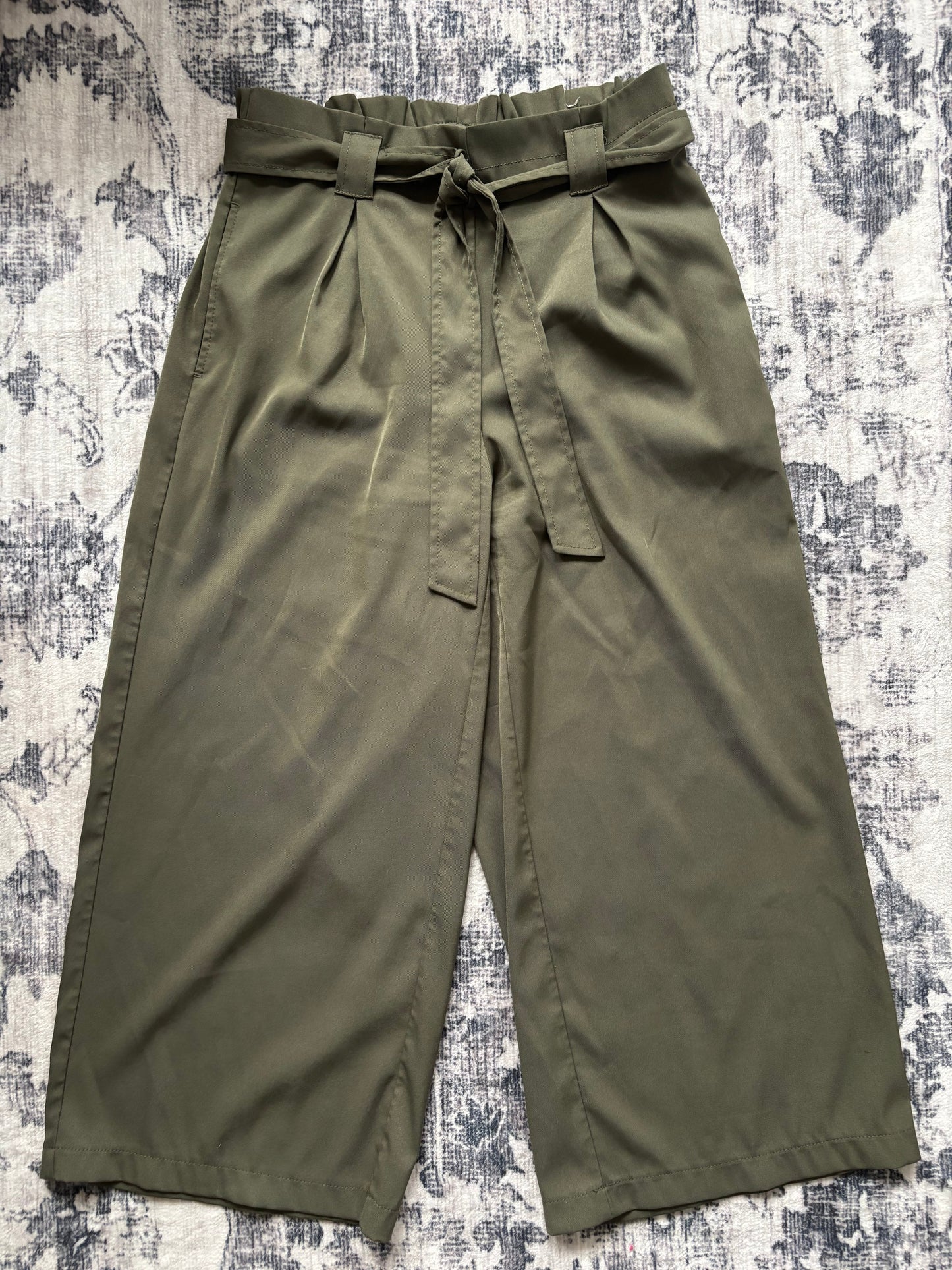 Max Studios Wide Leg Belted Pants | Large