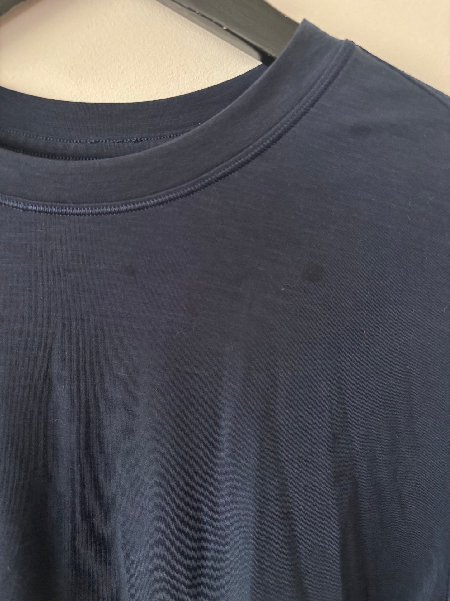 Lululemon Jersey Training Elastic-Hem Shirt in Blue | Sz Small