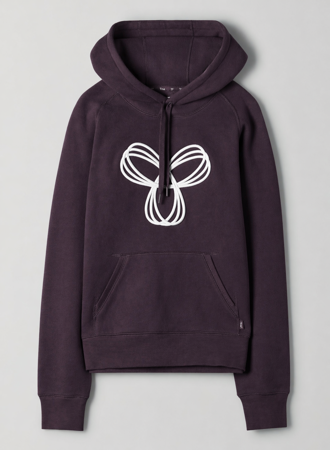 TNA Baltic Embroidered Dark Purple Hoodie | Sz XL