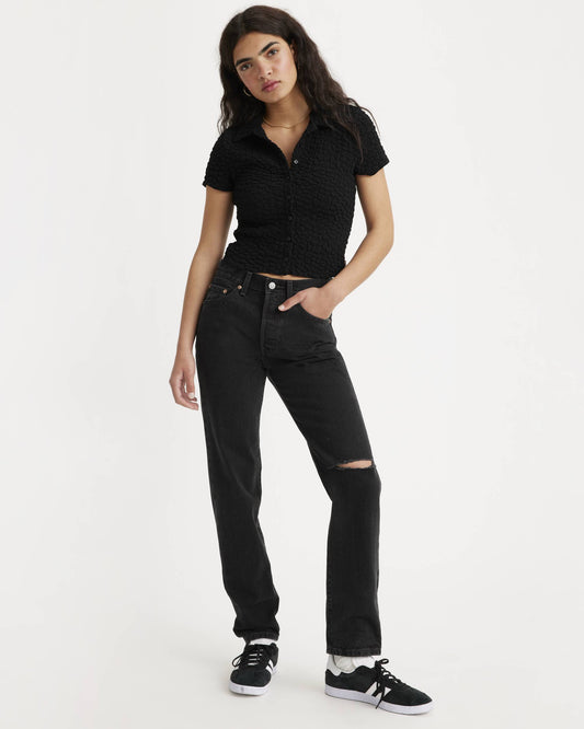 Levi's 501 '81 High Rise Black Wash Jeans | Sz 28 (MS5)