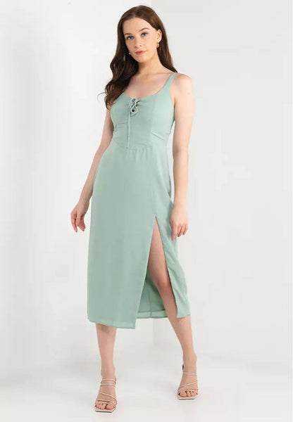 A&F Corset Lace-Up Dress | Medium