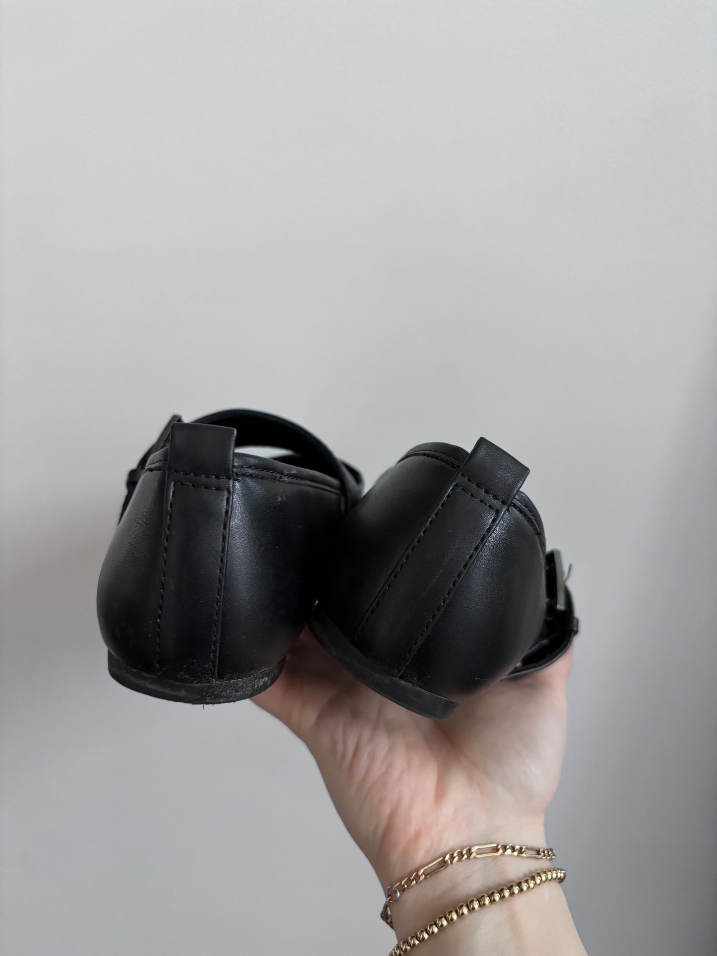 Taxi Mary-Jane Black Flats | Sz 38/7.5
