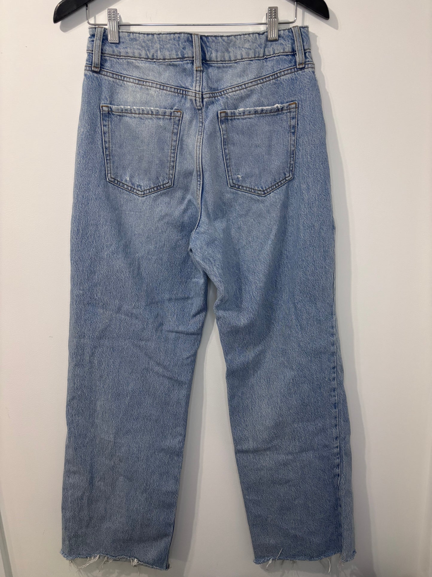 Dynamite Heidi Wide Leg Distressed Denim | Sz 28 (M164K6)