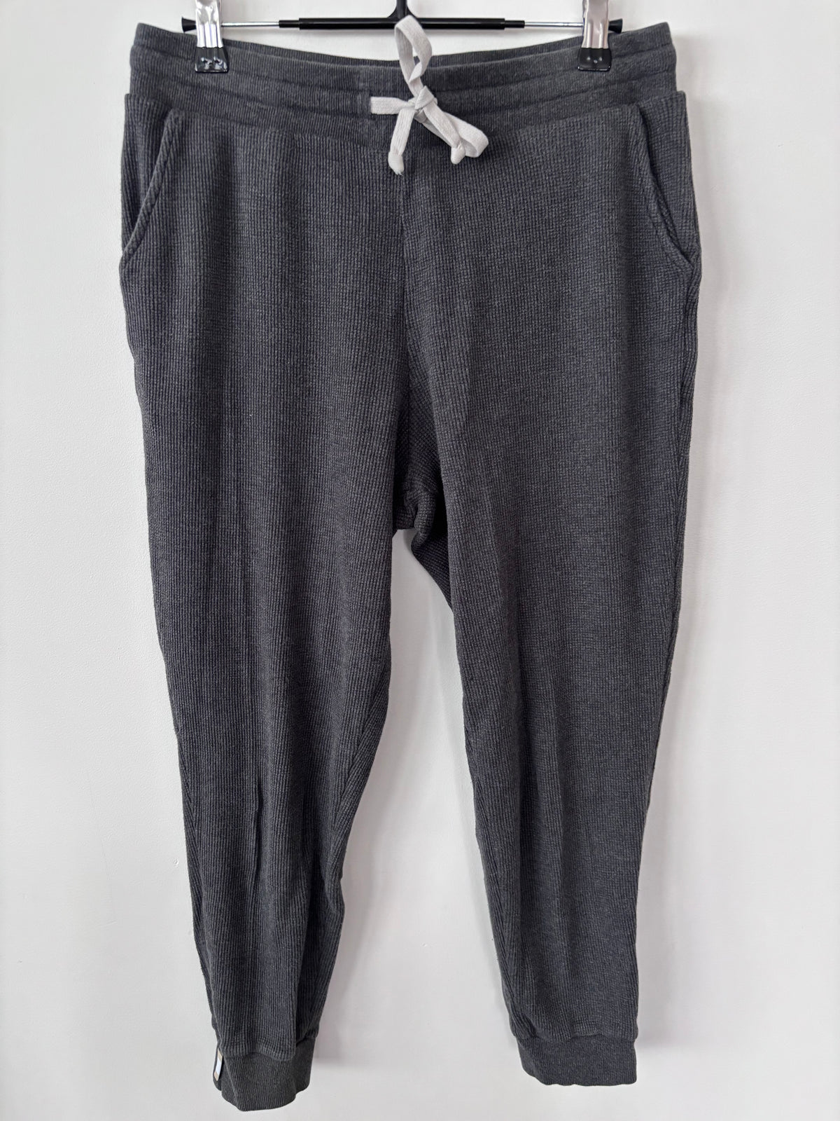 Province of Canada Waffle Thermal Charcoal Joggers | Sz Small