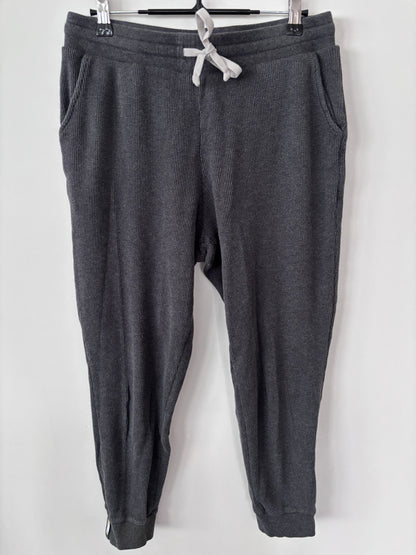 Province of Canada Waffle Thermal Charcoal Joggers | Sz Small