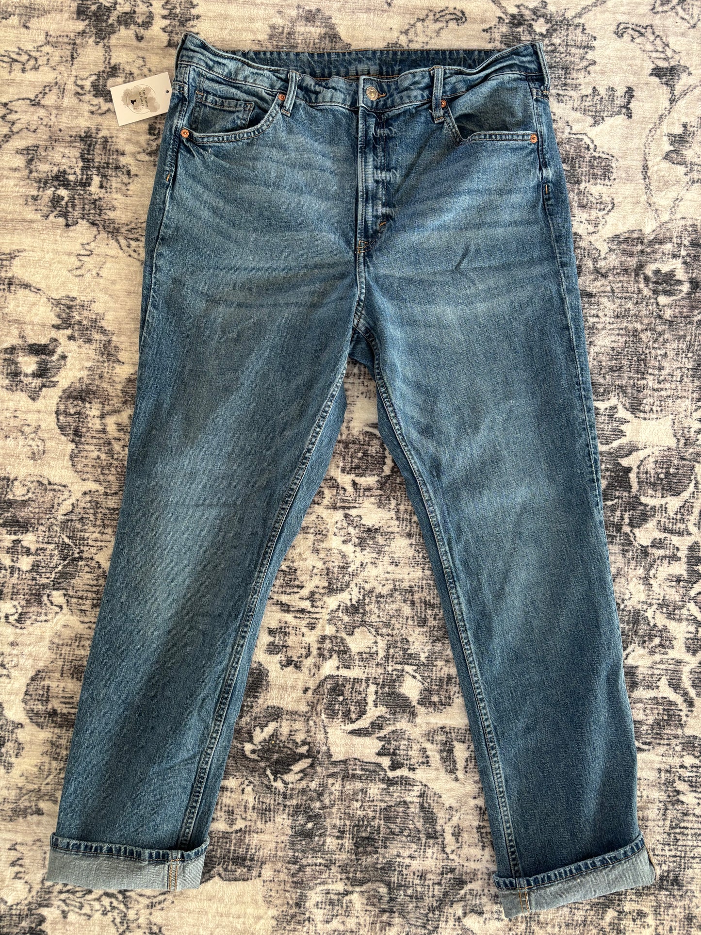 H&M Slim Straight High Rise Denim | Sz 16 (N113N19)
