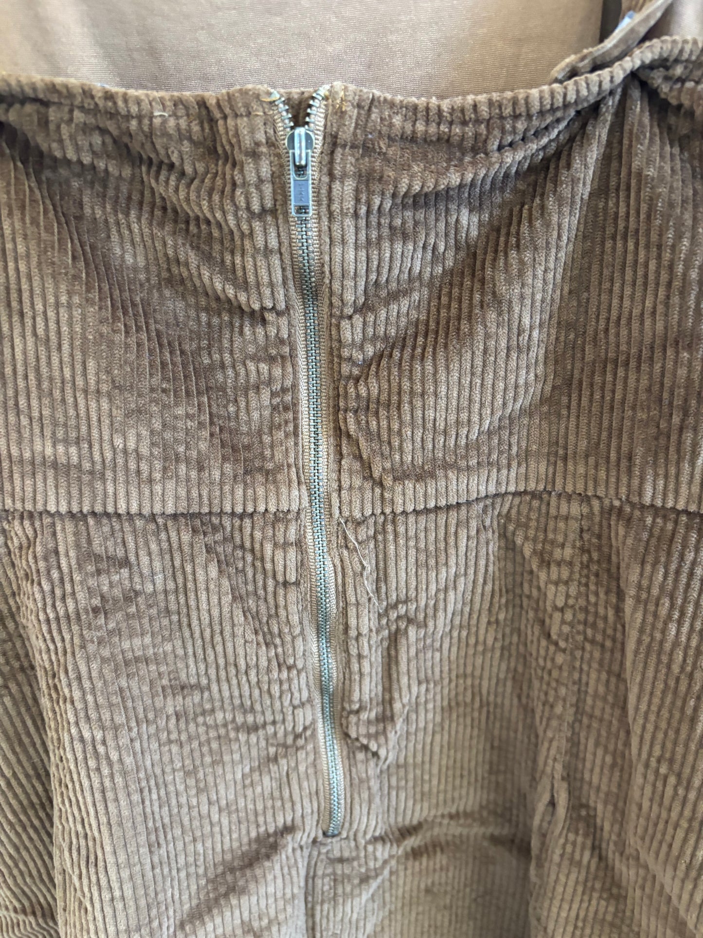 American Eagle Corduroy Dress Brown | Medium  (O64M10)