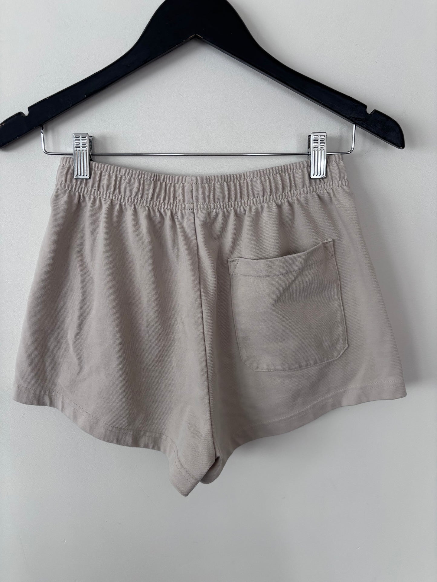 Roots Neutral Beige Sweat Shorts | Sz Small (matching top)