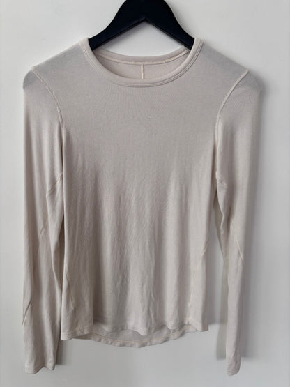 Lululemon Hold Tight Long-Sleeve Shirt in Downtown Tan | Sz 4 (approx)