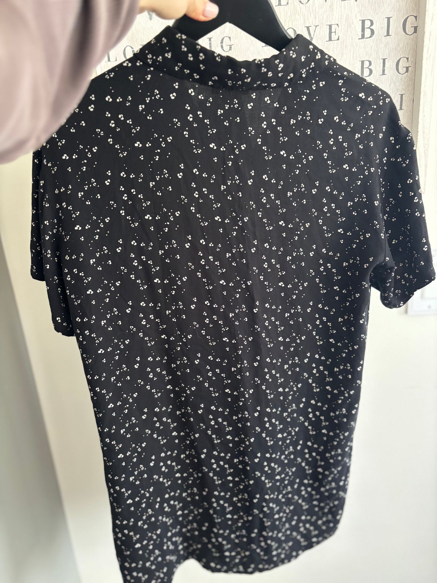Saltwater Luxe Spotted Shirt Dress | Small