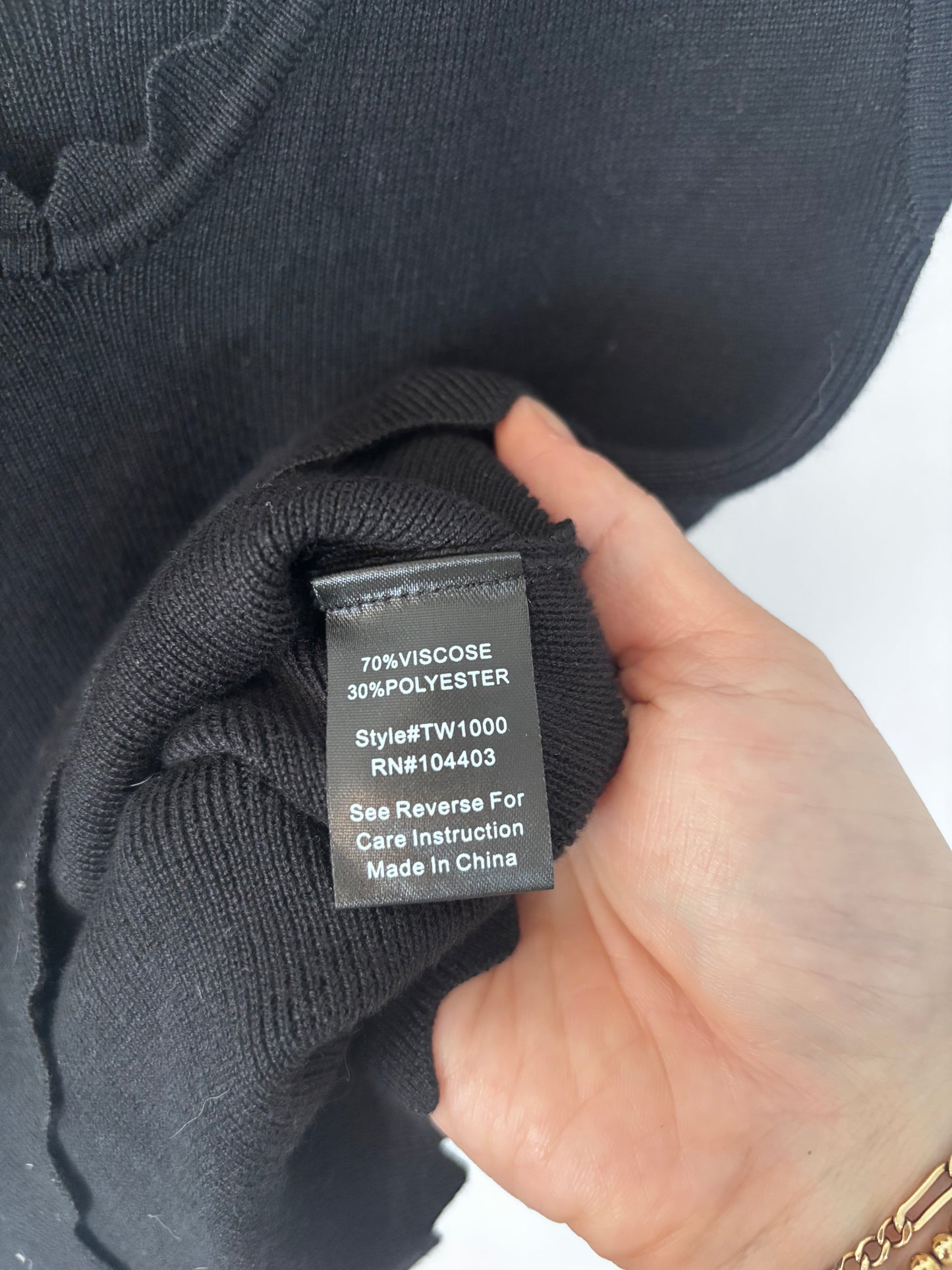 Workshop Black Scalloped Tank | Sz Small